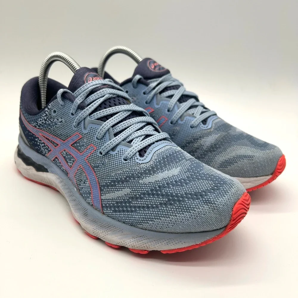 ASICS Gel-Nimbus 23 Shoes Womens 9 Blue Running Sneakers Athletic Trainers Mesh